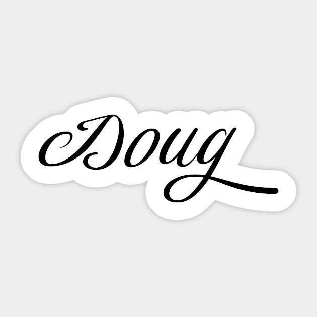 Name Doug Sticker by gulden